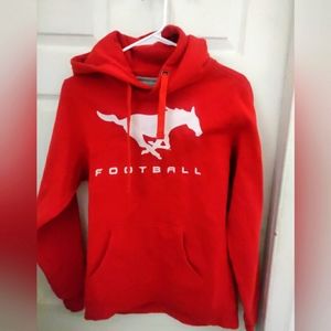 Womens SMU Hoodie Southern Methodist Mustangs Sz Medium Sweatshirt.